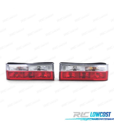 FEUX ARRIÈRE BMW E30 82-87 CABRIO 82-90 ROUGE CHROMÉ