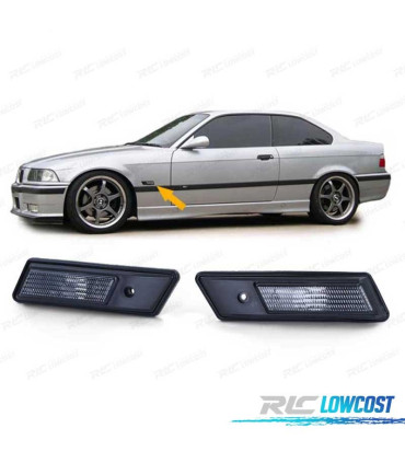 CLIGNOTANTS LATERAUX BMW E36 90-96 FUMÉ BASE NOIR