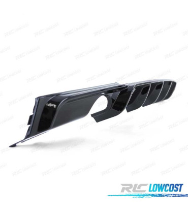 DIFFUSEUR BMW F30 F31 LOOK M PERFORMANCE NOIR BRILLANT O--O