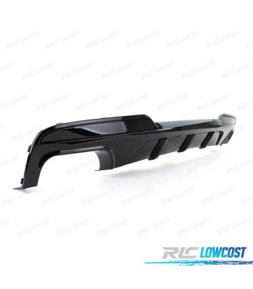 DIFFUSEUR BMW F10 F11 LOOK M PERFORMANCE NOIR BRILLANT