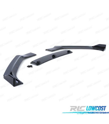 SPOILER LAME FRONTAL AUDI A4 B9 BERLINE AVANT 15-19 NOIR BRILLANT ABS