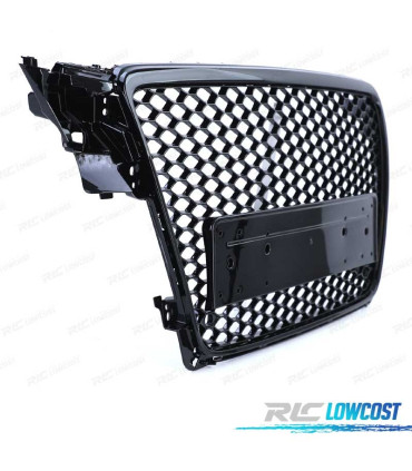 CALANDRE AUDI A4 B8 08-11 LOOK NOIR BRILLANT RS