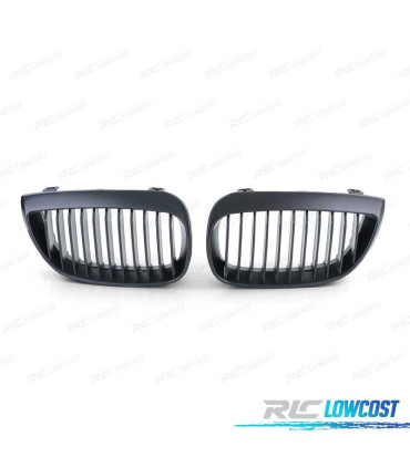 CALANDRES BMW E87 04-07 NOIR MAT