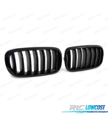 CALANDRES BMW X5 F15 X6 F16 13-18 LOOK M PERFORMANCE NOIR BRILLANT