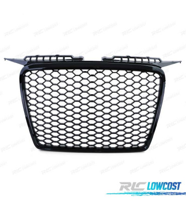 GRILLE AUDI A3 8P 8PA 05-08 LOOK RS3 NOIR BRILLANT