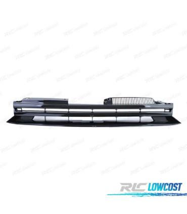 CALANDRE VOLKSWAGEN VW GOLF 6 08-12 NOIR BRILLANT SANS LOGO