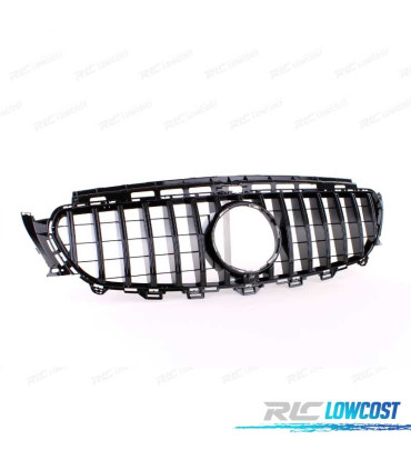 CALANDRE MERCEDES CLASSE E W213 16-18 LOOK GT NOIR BRILLANT