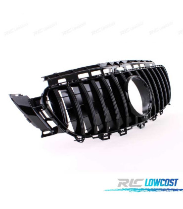 CALANDRE MERCEDES CLASSE E W213 16-18 LOOK GT NOIR BRILLANT