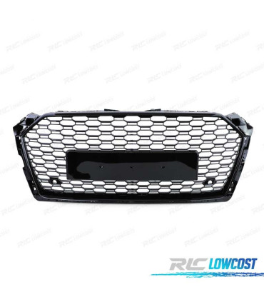 CALANDRE AUDI A5 16-20 LOOK RS5 NOIR BRILLANT PDC