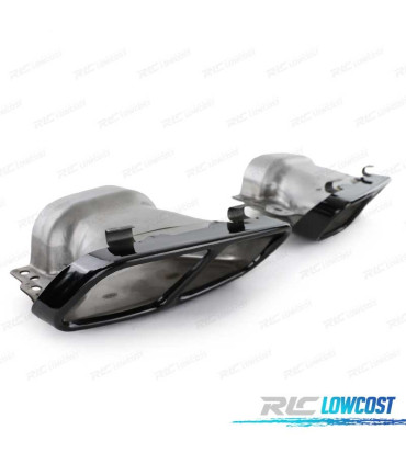 EMBOUT D´ÉCHAPPEMENT MERCEDES AMG W176 13-18 CLA W117 13-18 GLA X156 14-19 A45 AMG NOIR