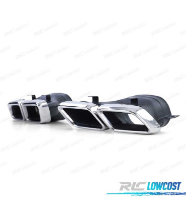 EMBOUT D'ÉCHAPPEMENT MERCEDES CLASSE C W205 14-21 LOOK AMG
