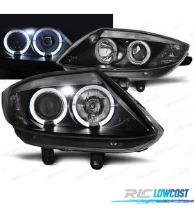 PHARES BMW Z4 E85 03-09 ANGEL EYES FOND NOIR LED