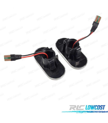 CLIGNOTANTS NISSAN OPEL MOVANO VIVARO RENAULT CLIO MEGANE TWINGO SCENIC LATERAL LED DYNAMIQUES FOND NOIR
