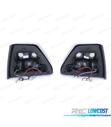 FEUX ARRIÈRE POUR VOLKSWAGEN VW GOLF 2 83-91 LED ROUGE FUMÉ