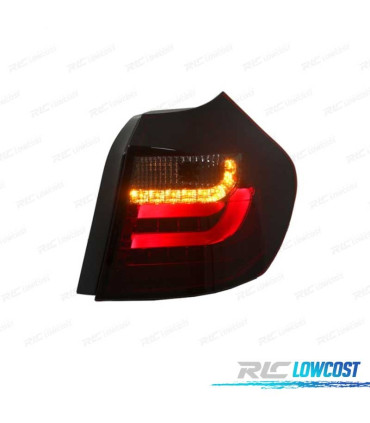 FEUX ARRIÈRE BMW E87 08-11 LED ROUGE FUMÉ