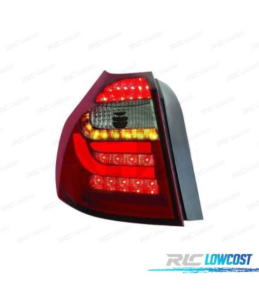 FEUX ARRIÈRE BMW E87 04-07 LED ROUGE CHROMÉ