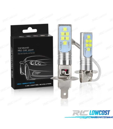 KIT AMPOULES LED CREE H3 5600K TYPE XENON