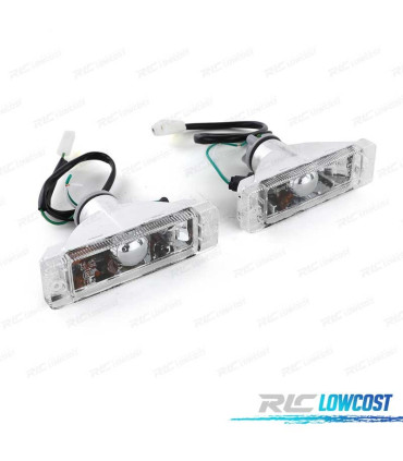 CLIGNOTANTS VOLKSWAGEN GOLF FEU DE POSITION 74-83 FOND CHROMÉ