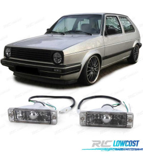 CLIGNOTANTS LATÉRAUX VOLKSWAGEN VW GOLF JETTA POLO VERRE CLAIR NOIR AVEC FEUX DE POSITION