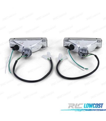 CLIGNOTANTS LATÉRAUX VOLKSWAGEN VW GOLF JETTA POLO VERRE CLAIR NOIR AVEC FEUX DE POSITION