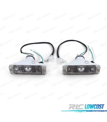 CLIGNOTANTS LATÉRAUX VOLKSWAGEN VW GOLF JETTA POLO VERRE CLAIR NOIR AVEC FEUX DE POSITION