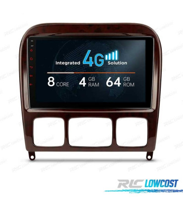 AUTORADIO GPS ANDROID 10 Mo CLASSE S W220 98-05