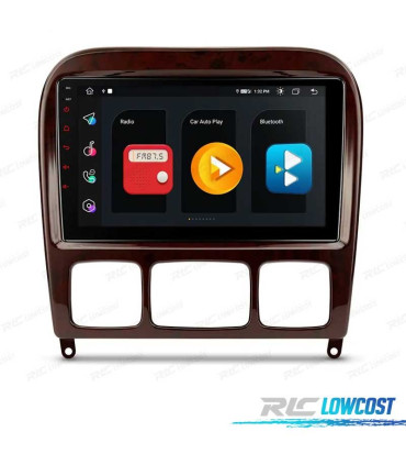 AUTORADIO GPS ANDROID 10 Mo CLASSE S W220 98-05