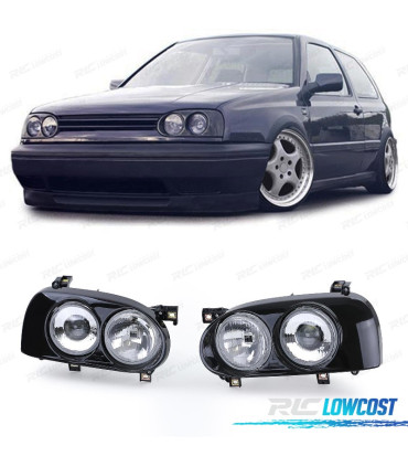 PHARES VOLKSWAGEN VW GOLF 3 NOIR