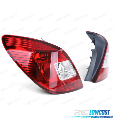 FEUX ARRIÈRE OPEL CORSA D 06- ROUGE BLANC