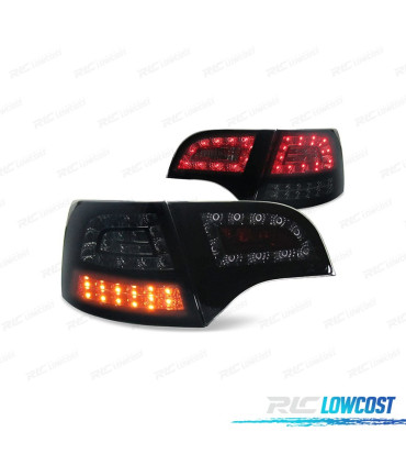 FEUX ARRIÈRE AUDI A4 B7 04-08 AVANT FULL LED NOIR