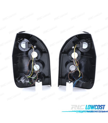 FEUX ARRIÈRE POUR OPEL ZAFIRA A 99-05 HELLA NOIR
