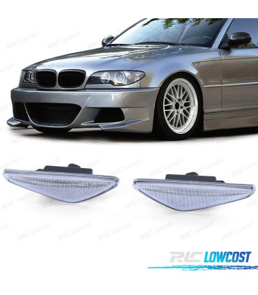 CLIGNOTANTS LATÉRAUX POUR BMW E46 COUPÉ CABRIO 03-07 LED BLANC