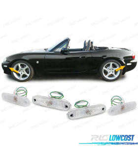 CLIGNOTANTS LATÉRAUX POUR MAZDA MX5 89-05 BLANC