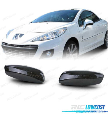 CLIGNOTANTS RÉTROVISEURS POUR PEUGEOT CITROEN LED NOIR FUMÉ
