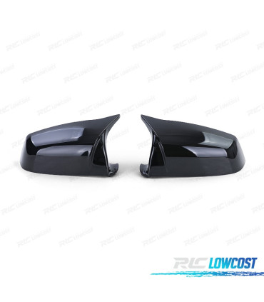 COQUES RÉTROVISEURS BMW E60 E61 07-10 LOOK M NOIR BRILLANT