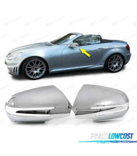 COQUES RÉTROVISEURS POUR MERCEDES SLK R171 08-11CHROMÉ