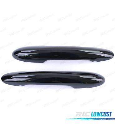 COQUES POIGNÉES DE PORTES MINI F55 F56 F57 NOIR BRILLANT