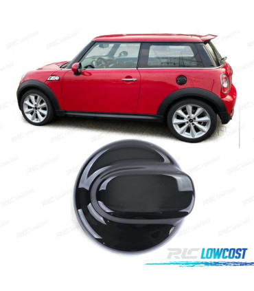 BOUCHON RÉSERVOIR MINI R55 R56 R57 06-13 NOIR BRILLANT