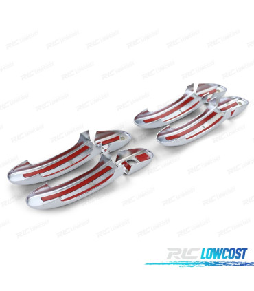 COQUES DE POIGNÉES DE PORTE FORD KUGA I 08-12 CHROMÉ