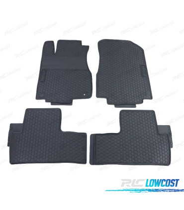 TAPIS EN CAOUTCHOUC  HONDA CR-V 4 RE RM 12- 4 UNITÉS