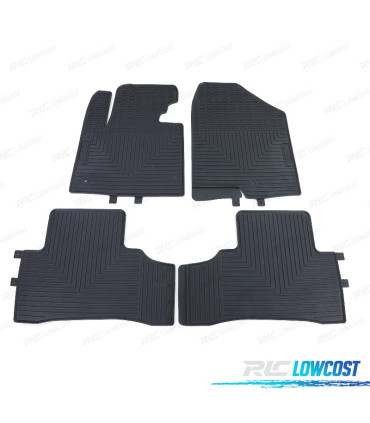 TAPIS EN CAOUTCHOUC HYUNDAI SANTA FE 3 DM 12-15 4 UNITÉS