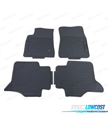 TAPIS EN CAOUTCHOUC MITSUBISHI PAJERO 4 07- 4 UNITÉS