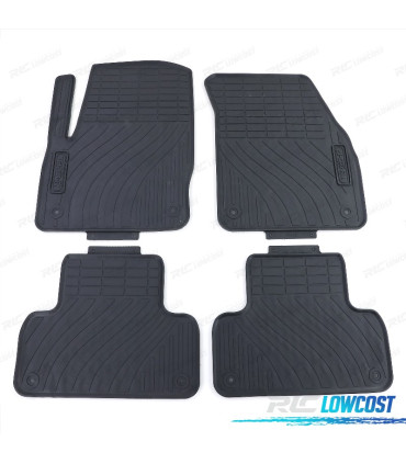 TAPIS EN CAOUTCHOUC LAND ROVER RANGE ROVER EVOQUE 4 UNITÉS