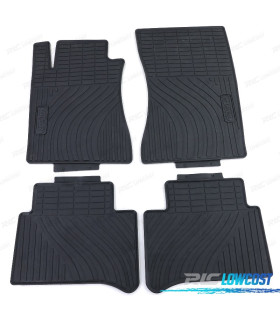 TAPIS EN CAOUTCHOUC MERCEDES CLASSE E W211 S211 02-09 4 UNITÉS