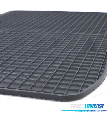 TAPIS EN CAOUTCHOUC MERCEDES CLASSE E W124 84-97 4 UNITÉS