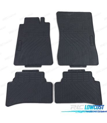 TAPIS EN CAOUTCHOUC MERCEDES CLASSE C W203 S203 00-07MB CLASSE C W202 S202 93-01 4 UNITÉS