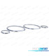 CONTOURS COMPTEURS TABLEAU DE BORD VOLKSWAGEN VW GOLF 3 91-97 CHROMÉ