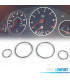 CONTOURS COMPTEURS TABLEAU DE BORD BMW X5 E53 99-07 E39 95-03 E38 99-07 CHROMÉ