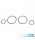 CONTOURS COMPTEURS TABLEAU DE BORD BMW X5 E53 99-07 E39 95-03 E38 99-07 CHROMÉ