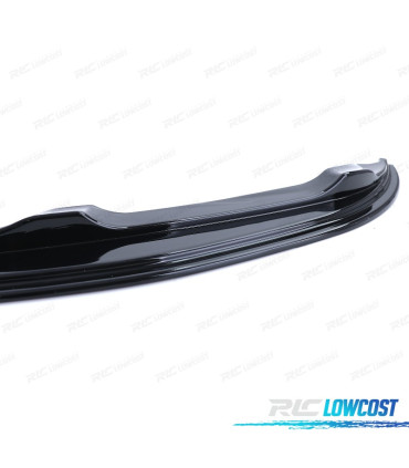 SPOILER LAME AVANT BMW E90 E91 05-08 LOOK M NOIR BRILLANT